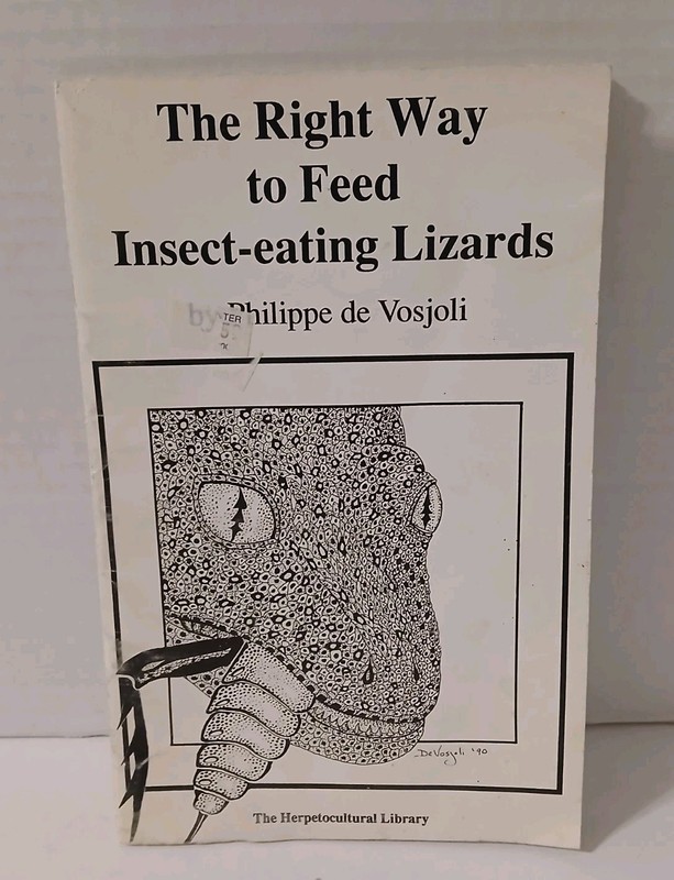 Right Way to Feed Insect-Eating Lizards by Philippe de Vosjoli Reptiles Feeding