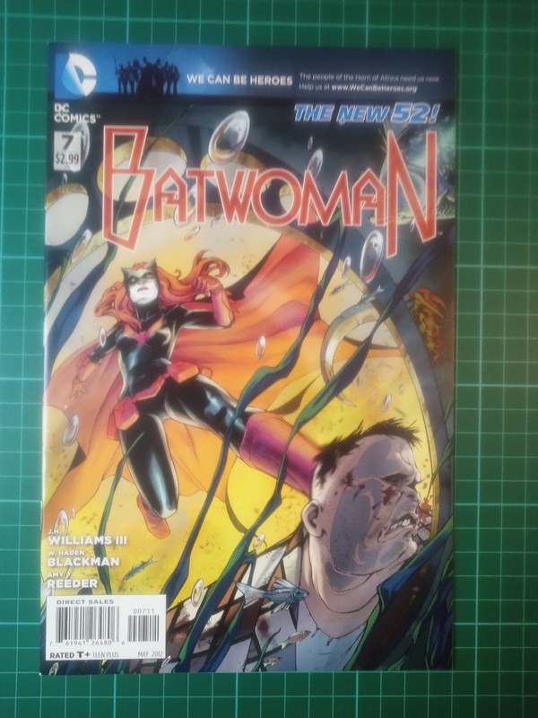 BATWOMAN #7 COVER A (2011 SERIES) THE NEW 52 , JH Williams , NM NEAR MINT WP