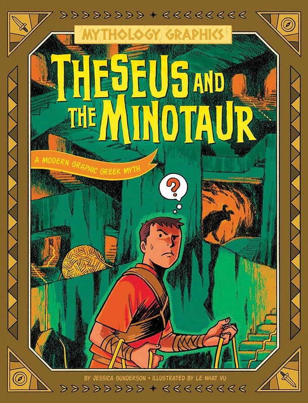 Theseus and the Minotaur: A Modern Graphic Greek Myth (Mythology Graphics)