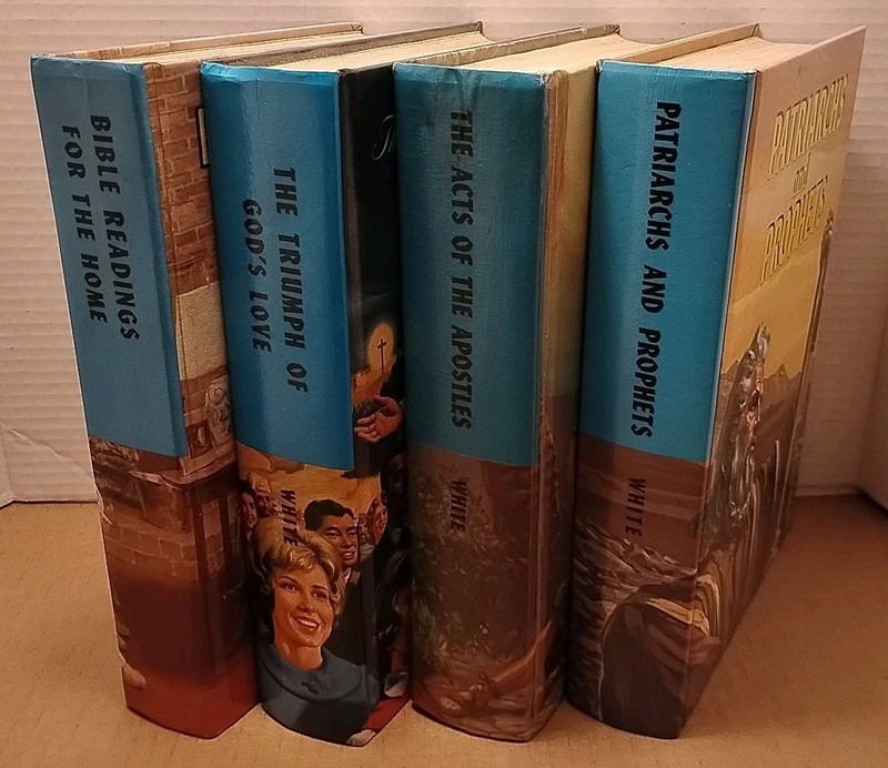 Lot of 4 Seventh-day Adventist Hardcovers Bible Readings Triumph of God’s Love +