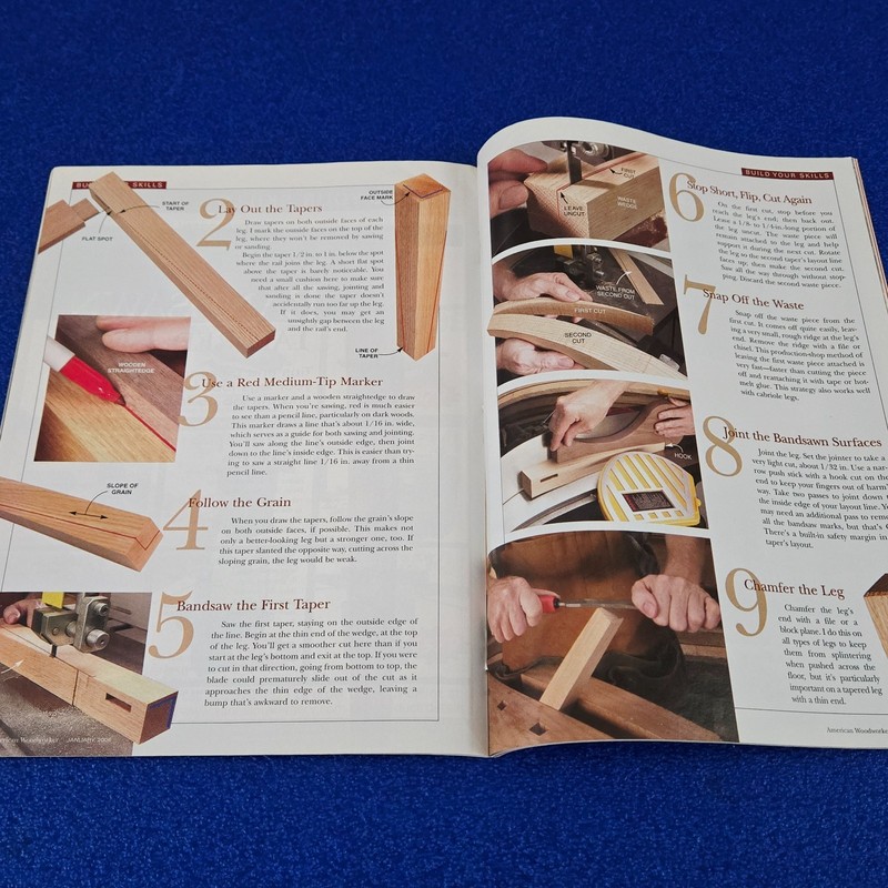 AMERICAN WOODWORKER: WORKBENCH AND ASSEMBLY TABLE JANUARY 2006 MAGAZINE gallery