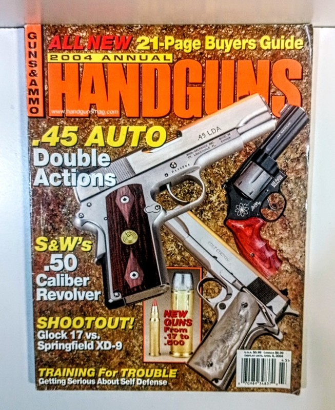 Vintage Guns & Ammo Handguns 2004 Annual Buyer’s Guide Magazine Free Shipping