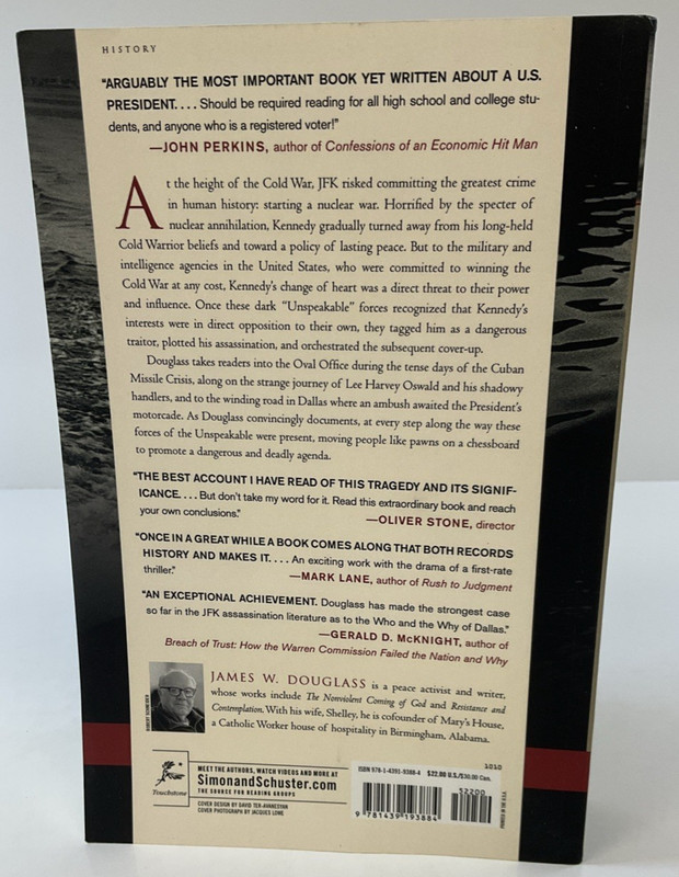 JFK and the Unspeakable: Why He Died and Why It Matters by James W. Douglass gallery