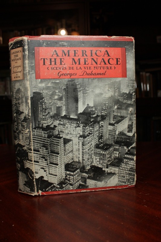 RARE America the Menace Georges DUHAMEL 1931 Hegemony Herge HCDJ