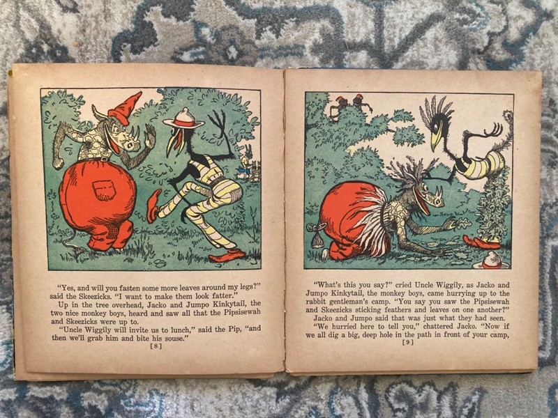 VTG UNCLE WIGGLY GOES CAMPING BOOK HC CHILDRENS ANTIQUE DYI SCRAPBOOKING SWEATY gallery