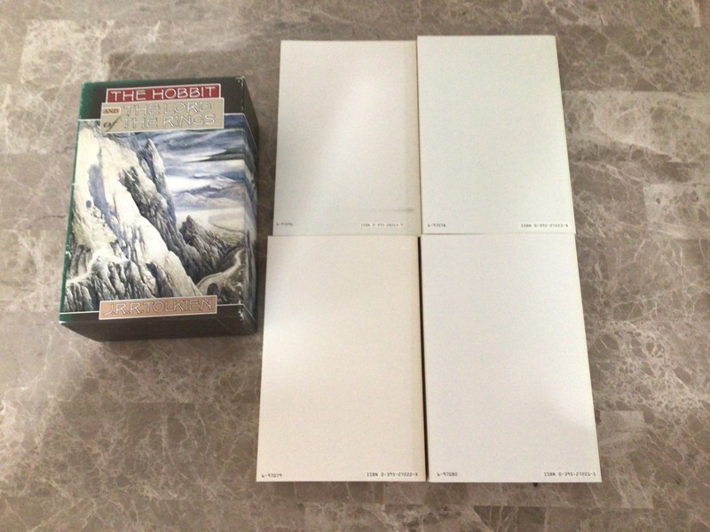 The Hobbit And The Lord Of The Rings By J.R.R. Tolkien Boxed Books Set Of 4 gallery