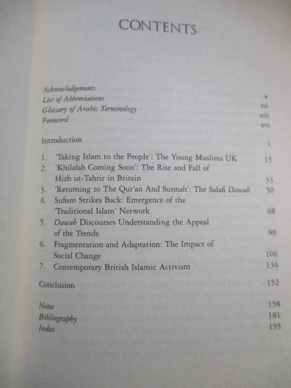 Sufis, Salafis & Islamists: The Contested Ground of British Islamic Activism NEW gallery