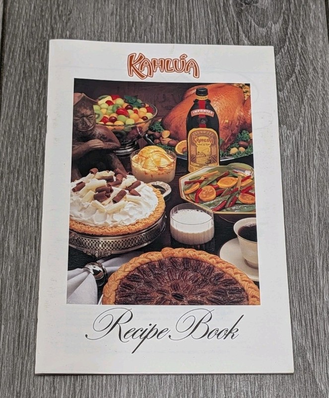 VINTAGE 1986 Kahlua Recipe Book Paperback Maidstone & Spirits Booklet