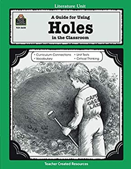 A Guide for Using Holes in the Classroom Paperback Belinda Zampin