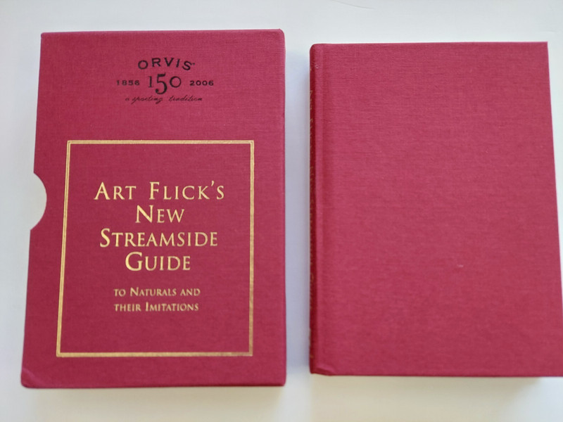 Art Flick’s New Streamside Guide to Naturals and their Imitations Orvis Slipcase