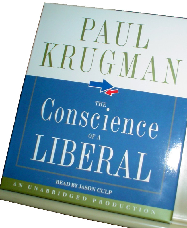 PAUL KRUGMAN Conscience of a Liberal UNABRIDGED AUDIO BOOK CDs Jason Culp 9 HRS