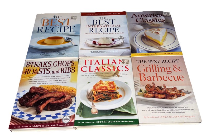 Cook’s Illustrated Cookbook Lot (6) – Best Recipe & Classics
