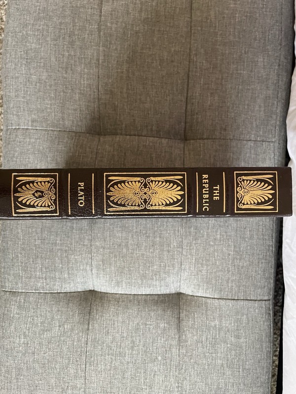 Easton Press The Republic by Plato Leather Collector’s Illustrated Norwalk