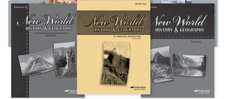 LOT of 5 6th GrAbeka HISTORY Curriculum Lesson Plan + Maps + 3 Keys 6th Grade