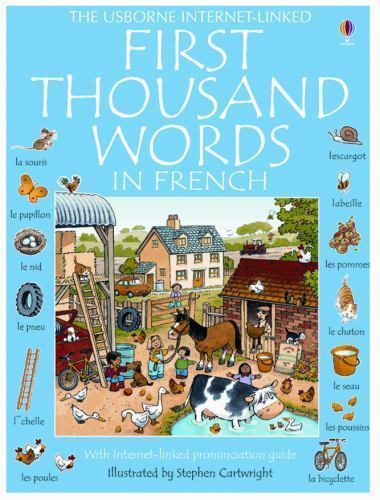 First Thousand Words in French (English and French Edition) Amery, Heather hard