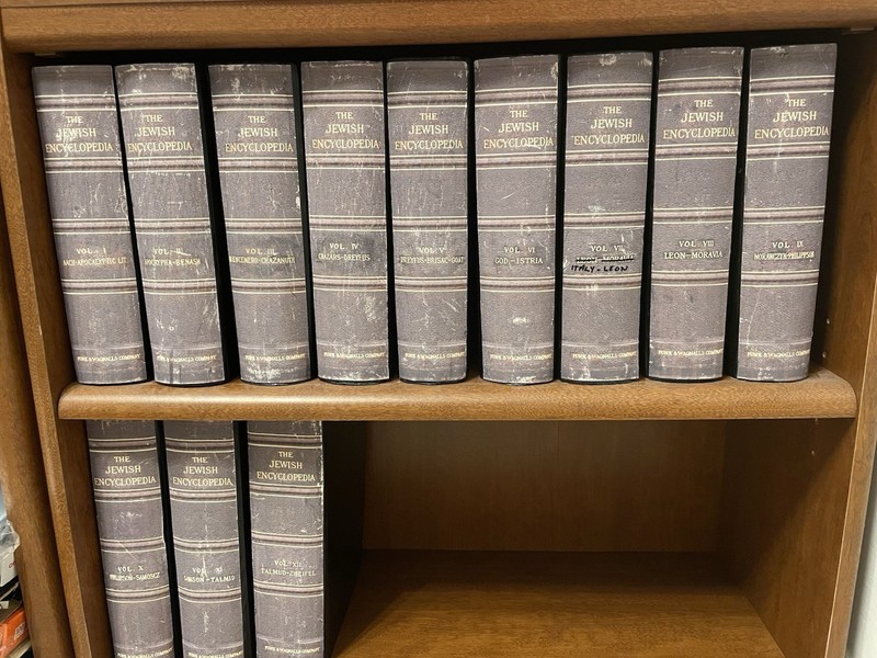 THE JEWISH ENCYCLOPEDIA, 12 Vol Set, Funk Wagnalls 1901-1906; new boards Judaica