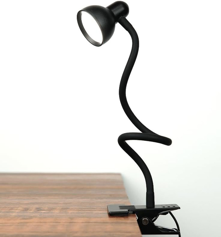 Clip-On Reading Light – 3 Color Modes, 10 Dimmable Brightness, Eye Care Clamp De