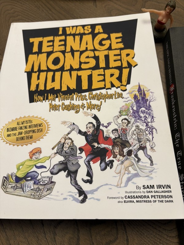 2 SIGNED SAM IRVIN BOOKS EPIC SAGA BEHIND FRANKENSTEIN & Teenage Monster Hunter gallery