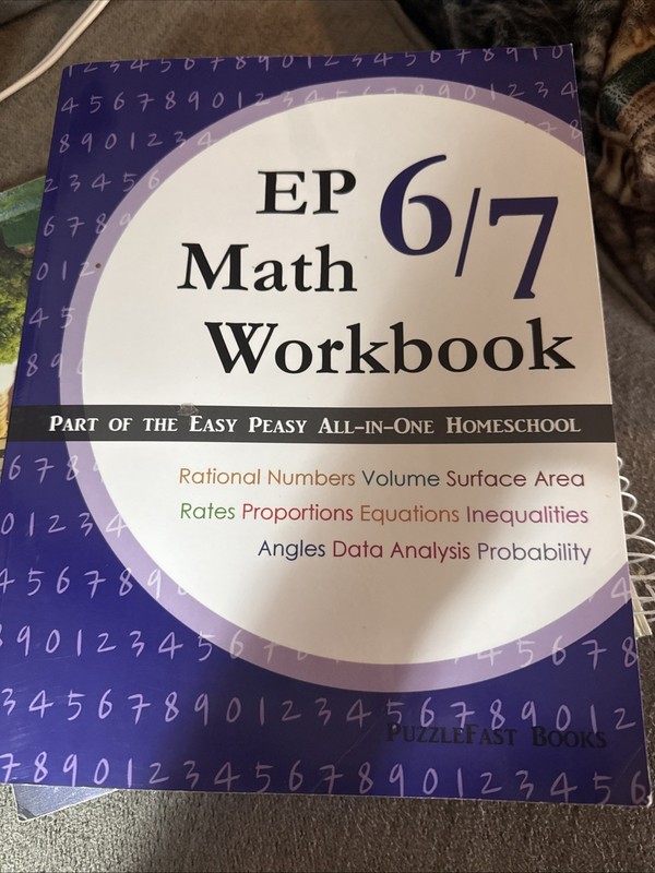EP Math 6/7 student workbook