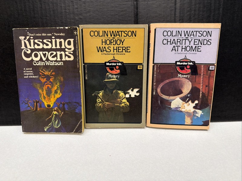 Colin Watson Paperback Book Lot Vintage