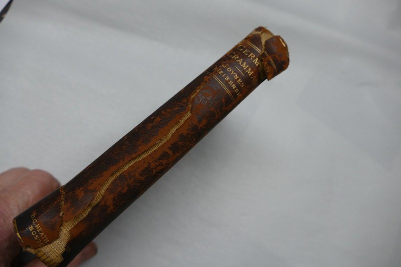 antique book A German Grammar for schools and Colleges Edward S. Joynes HC 1899