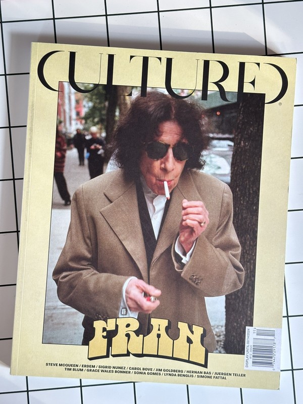 CULTURED Magazine FRAN LEBOWITZ Cover | Winter Issue 2023/2024 | Art Fashion Mag