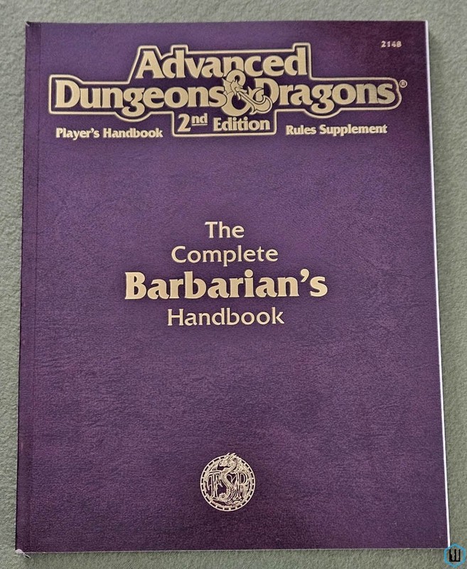 Complete Barbarian’s Handbook (Advanced Dungeons & Dragons) TSR 2148