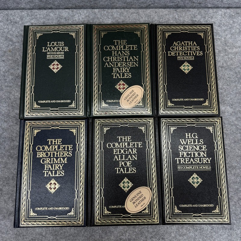 Chatham River Press Classics Box Set 6 Volumes Leather Bound Gilt Edges Vintage gallery