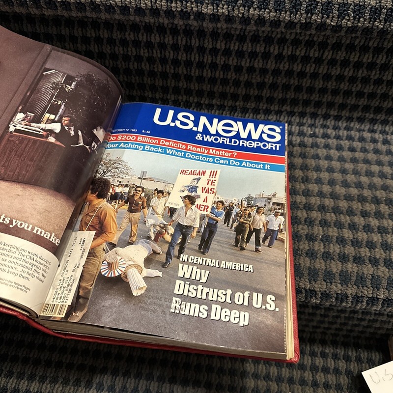 1983 Oct-Dec U.S. New & World Report #95 Bound Volume *Library Edition (BM76)