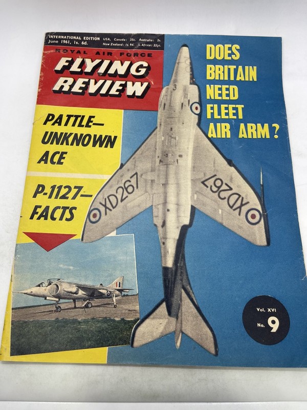 Flying Review Magazine June 1961 Vol 16 No 9 Fleet Air Arm RAF Mercury House