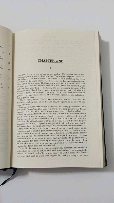 Agatha Christie - Five Miss Marple Mysteries - Longmeadow Press 1985 Leather gallery
