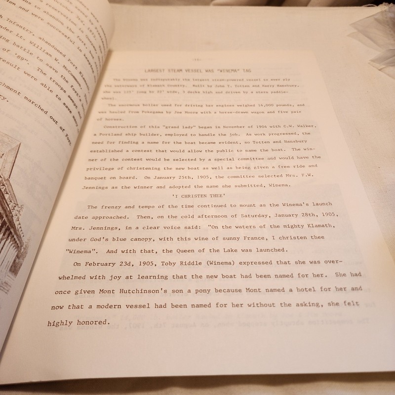 Vtg Klamath County Museum Research Paper No. 8 Pages From The Past By Harry Drew gallery