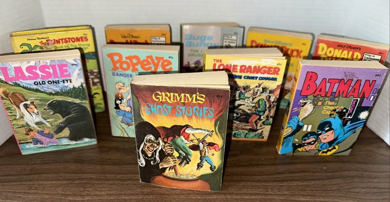 Vintage Lot of 10 Whitman A Big Little Books 60,s 70’s Variety Lone Ranger