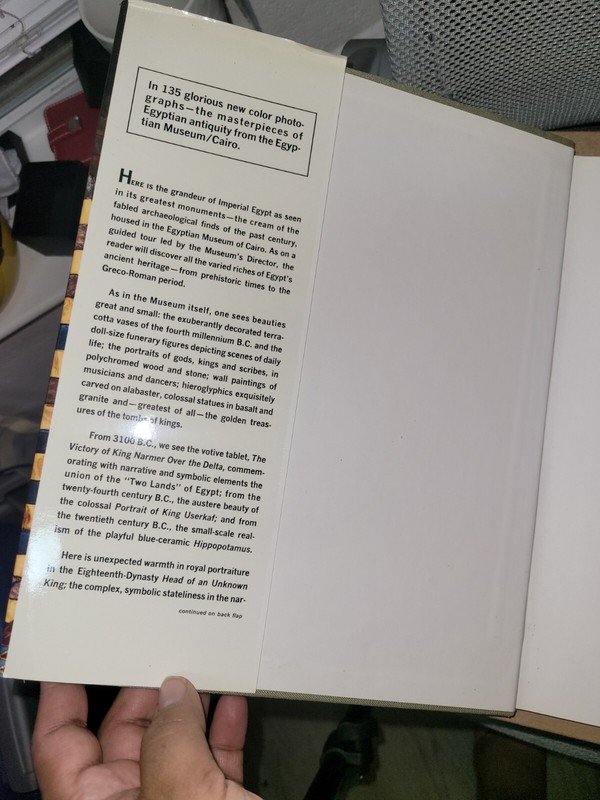 Egyptian Museum Cairo Great Museums Of The World 1977 Hardcover 170 Pages gallery