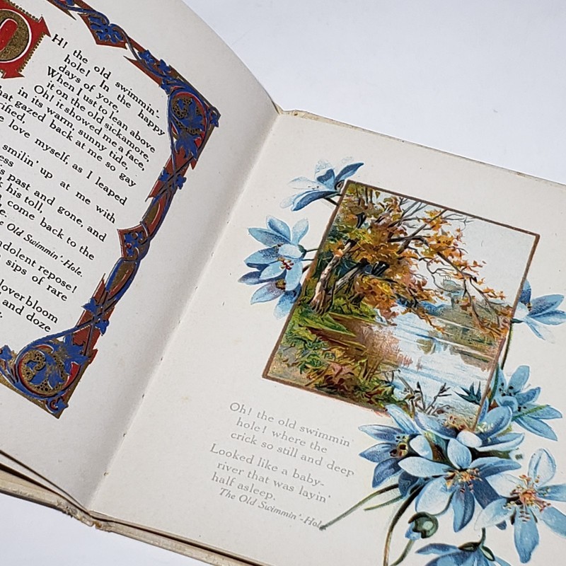 Antique J Brilliants From Riley Illustrated 1911 Poetry Collection Hayes Litho gallery