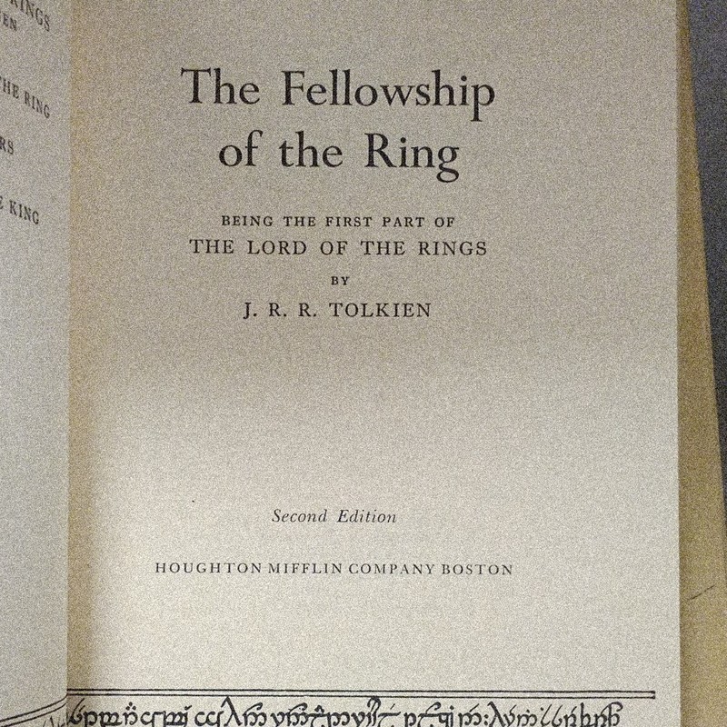 J.R.R. Tolkien The Lord of the Rings Box Set 2nd Edition - Houghton Mifflin gallery