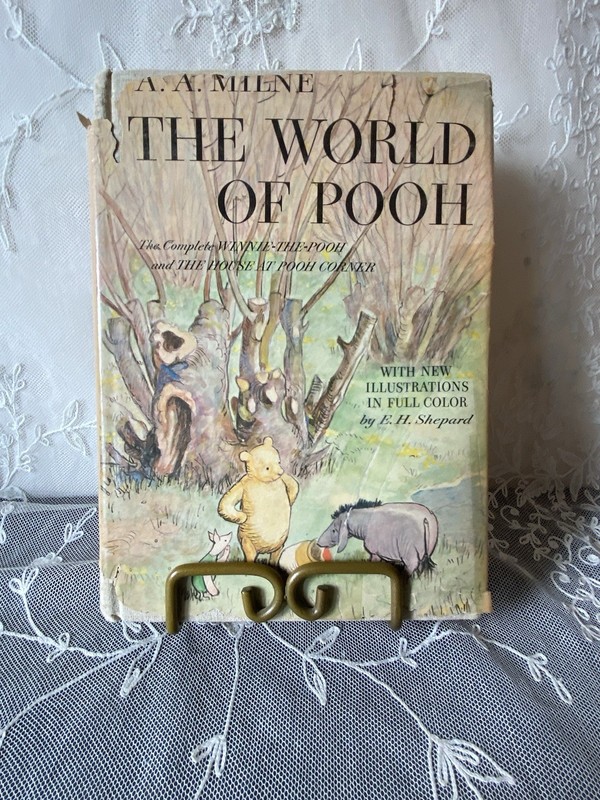 The World of Pooh A.A. Milne 1957 Color Illustrated E.H. Shepard w/ Dust Jacket