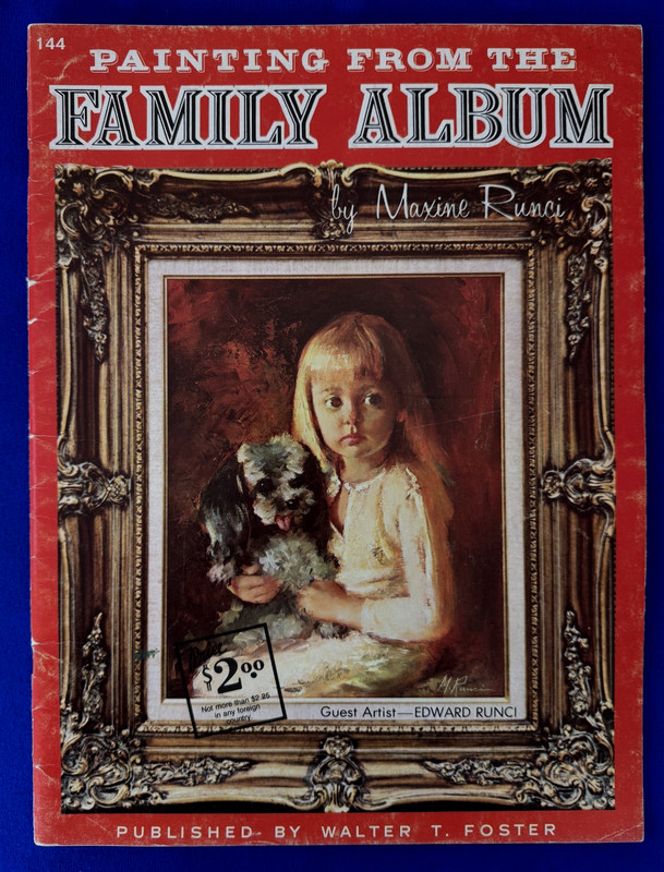 Vintage Painting From the Family Album Book by Maxine Runci-Walter T. Foster Art
