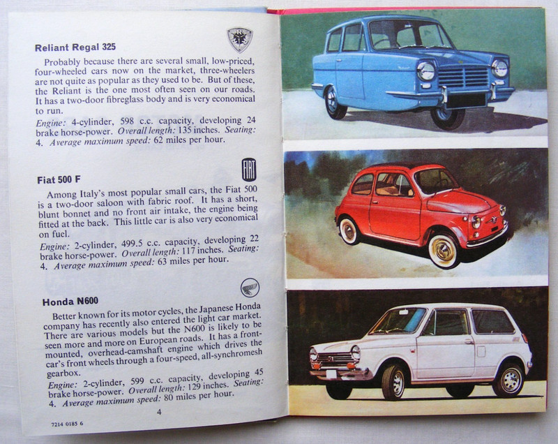 Ladybird Book - Motor Cars -Recognition-Series 584 - Good/Very Good +FREE COVER+ gallery