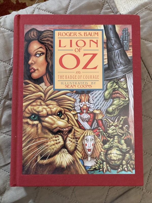 Fantasy Hardcover In DJ, Lion Of Oz by Baum, Overmountain Press 2nd 2003, NF