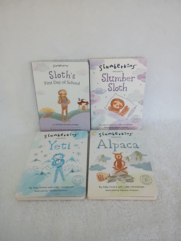 Slumberkins Toddler & Children Books Emotional Social Learning HC Set Lot of 4