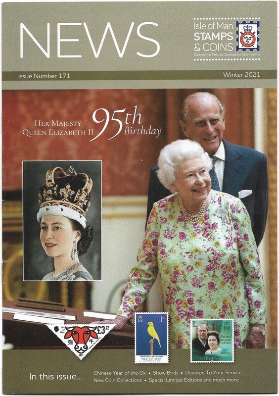 Isle Of Man Stamps & Coins, News Booklet Issue Number 171 – Winter 2021