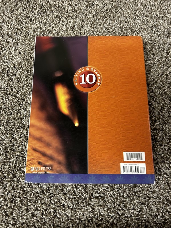 Writing & Grammar 10 for Christian Schools Student Textbook (2nd. Ed.) BJU Press gallery