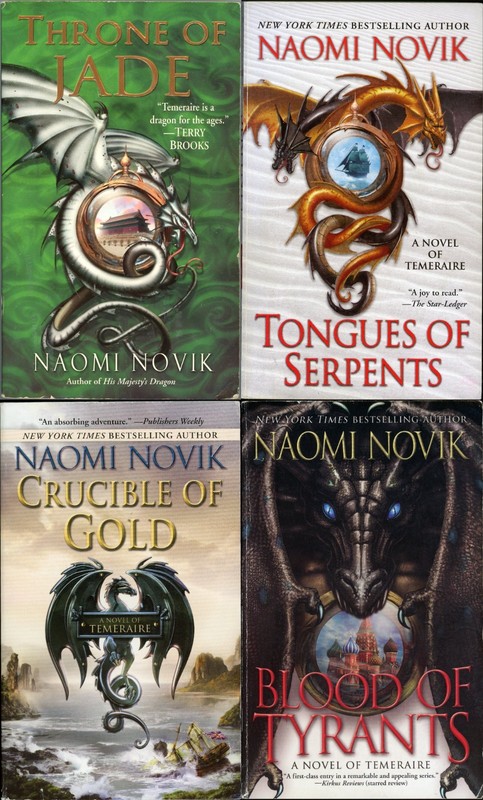 Temeraire Fantasy Dragons Lot of 4 Paperback by Naomi Novik