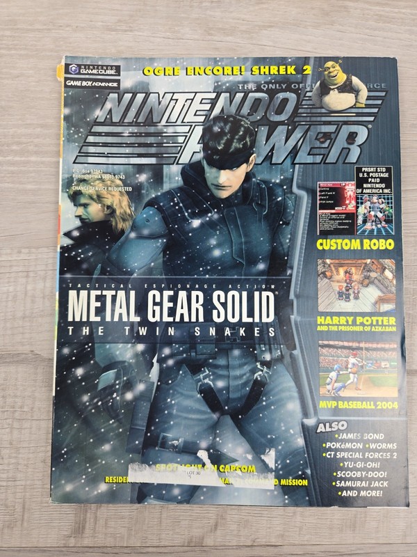 Nintendo Power Vol. 179 – Metal Gear Solid Cover – Custom Robo Poster