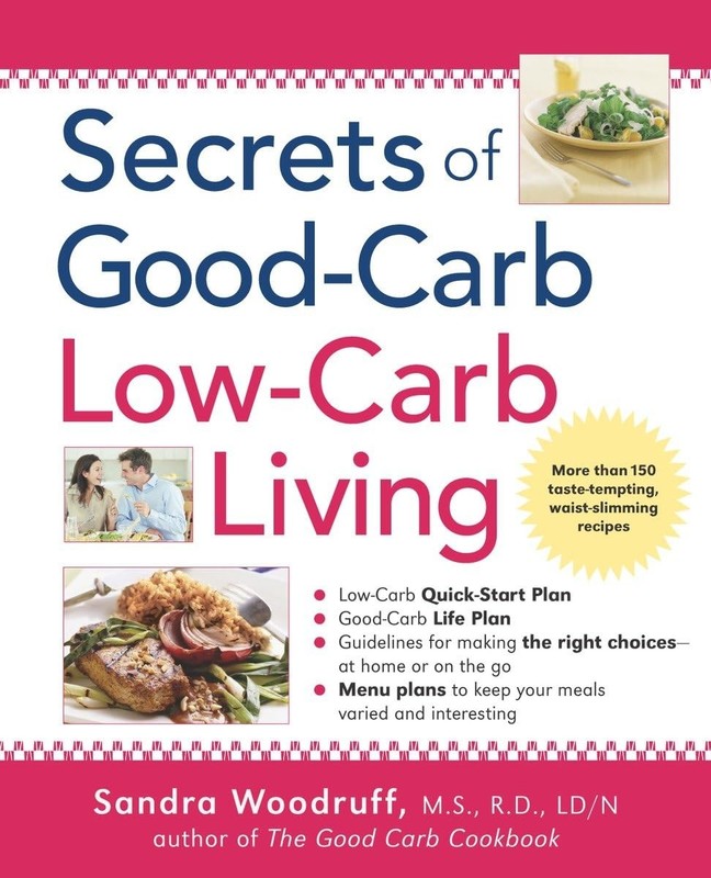 Secrets of Good Carb / Low Carb Living – paperback Woodruff, Sandra