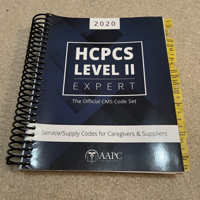 2020 HCPCS Level II Expert- The Official CMS Code Set – AAPC (Spiral) Caregivers