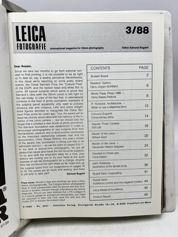 Leica Fotografie International 198 Editions #1,#2,#3#4,#5,#6 in Binder (PB mag) gallery