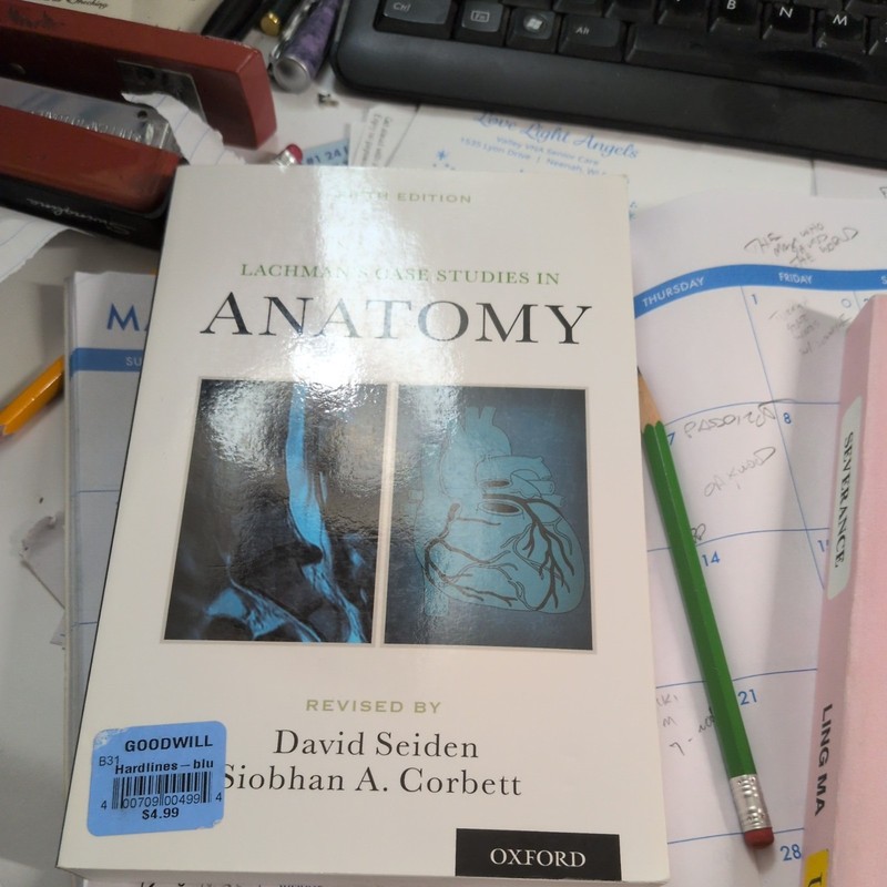 Lachman’s Case Studies in Anatomy by David Seiden and Siobhan Corbett (2013,…