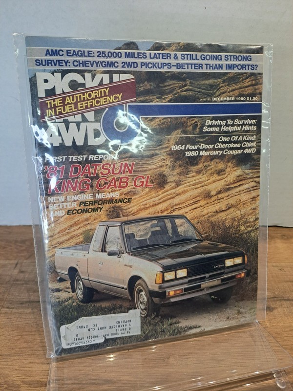 Pickup Van And 4wd - December - 1980 - Magazine - Datsun King Cab GL Newport Ad gallery